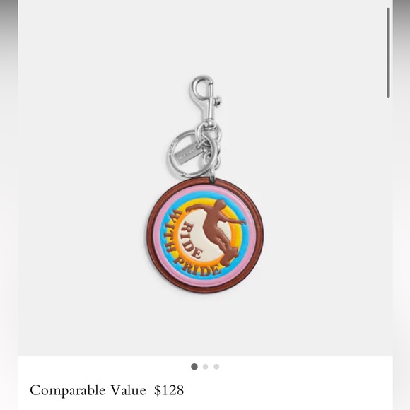 COACH PRIDE CHARMS KEYCHAIN ❤️🧡💛💚💙💜 - Picture 3 of 3